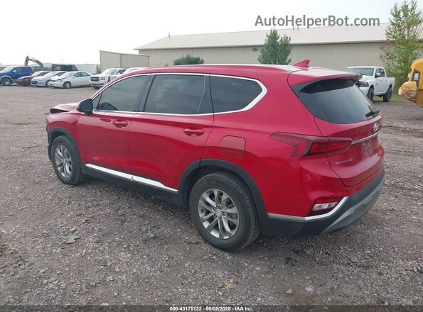 5NMS3CADXLH230815 2020 HYUNDAI SANTA FE Red Հետևի ձախ