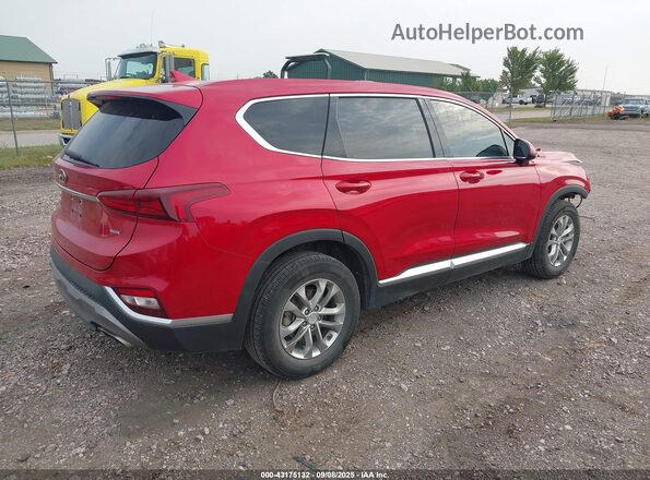 5NMS3CADXLH230815 2020 HYUNDAI SANTA FE Red Հետևի աջ