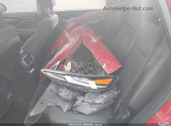 5NMS3CADXLH230815 2020 HYUNDAI SANTA FE Red Սարքավորումների վահանակի տեսք