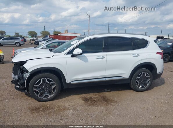 5NMS3DA14PH002746 2023 HYUNDAI SANTA FE HYBRID White Սալոնի 360 աստիճան տեսք