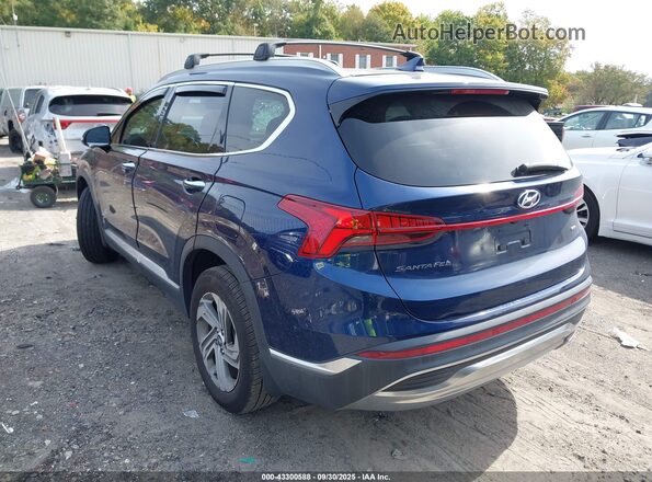 5NMS3DAJ0MH371194 2021 HYUNDAI SANTA FE Blue Հետևի ձախ