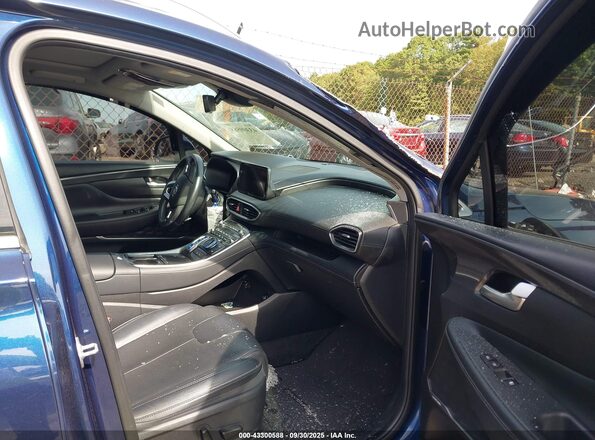 5NMS3DAJ0MH371194 2021 HYUNDAI SANTA FE Blue Սալոնի դիմացի տեսք