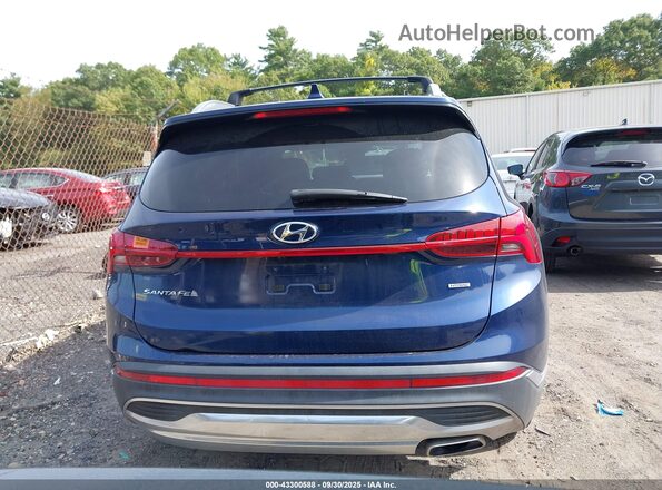 5NMS3DAJ0MH371194 2021 HYUNDAI SANTA FE Blue 