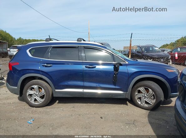 5NMS3DAJ0MH371194 2021 HYUNDAI SANTA FE Blue Սալոնի հետևի տեսք