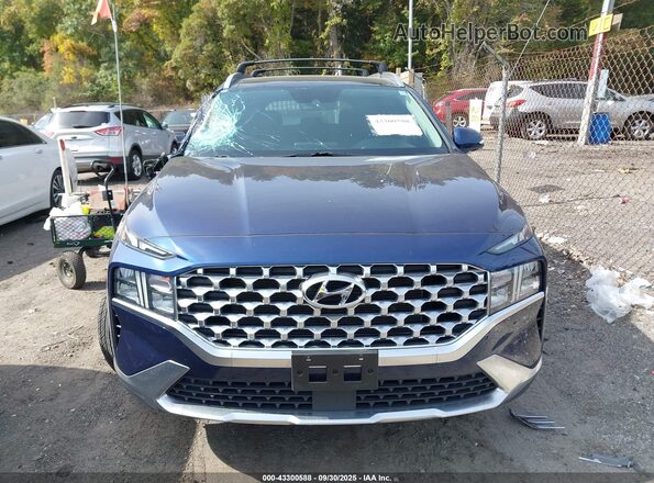 5NMS3DAJ0MH371194 2021 HYUNDAI SANTA FE Blue Սարքավորումների վահանակի տեսք