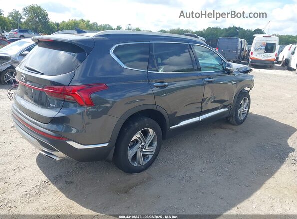 5NMS3DAJ3MH352798 2021 HYUNDAI SANTA FE Серый Задняя правая четверть