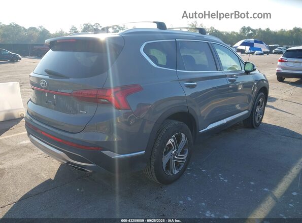5NMS3DAJ3NH433110 2022 HYUNDAI SANTA FE Gray Trasero derecho
