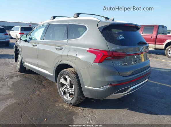 5NMS3DAJ3NH433110 2022 HYUNDAI SANTA FE Gray Trasero izquierdo