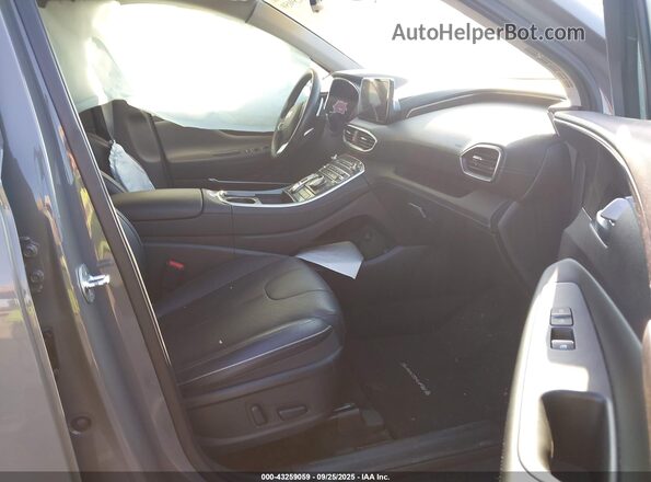 5NMS3DAJ3NH433110 2022 HYUNDAI SANTA FE Gray Vista interior delantera