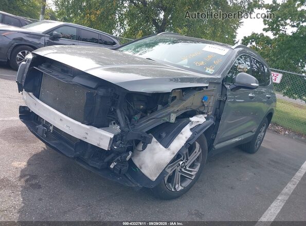 5NMS3DAJ9MH318767 2021 HYUNDAI SANTA FE Gray Vista tres cuartos delantera izquierda