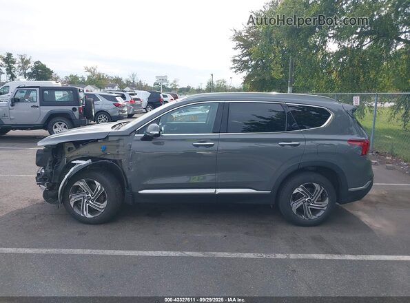 5NMS3DAJ9MH318767 2021 HYUNDAI SANTA FE Gray Vista interior de 360 grados