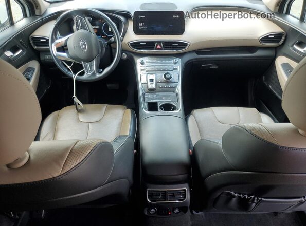 5NMS44AL1MH319250 2021 HYUNDAI SANTA White 