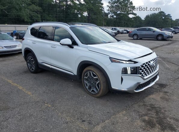 5NMS44AL1MH319250 2021 HYUNDAI SANTA White 