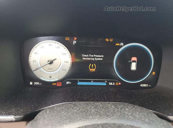 5NMS44AL1MH319250 2021 HYUNDAI SANTA White 