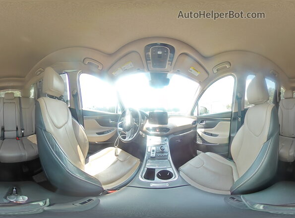 5NMS44AL1MH319250 2021 HYUNDAI SANTA White 