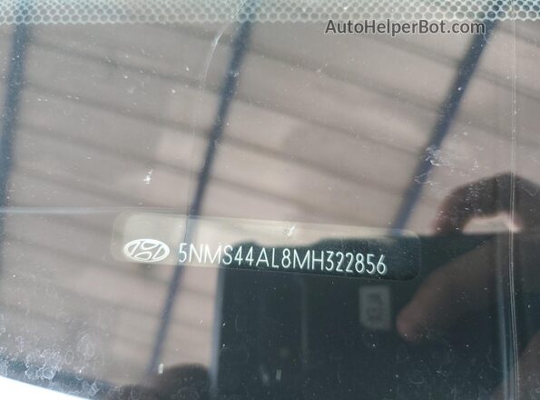 5NMS44AL8MH322856 2021 HYUNDAI SANTA Gray 
