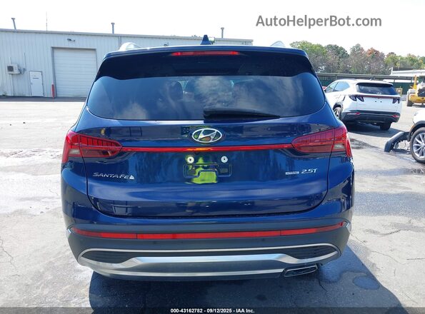 5NMS4DAL4NH411910 2022 HYUNDAI SANTA FE Blue 