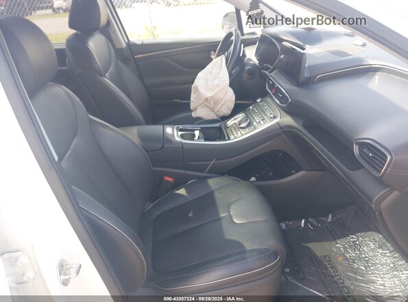 5NMS4DAL8PH531650 2023 HYUNDAI SANTA FE White Widok wnętrza z przodu