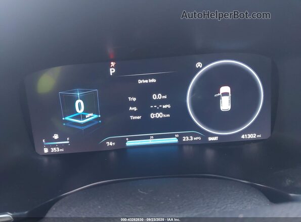 5NMS4DAL9PH632518 2023 HYUNDAI SANTA FE Black Vista de los asientos traseros