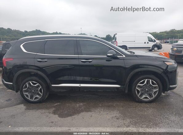 5NMS4DAL9PH632518 2023 HYUNDAI SANTA FE Black Vista interior trasera