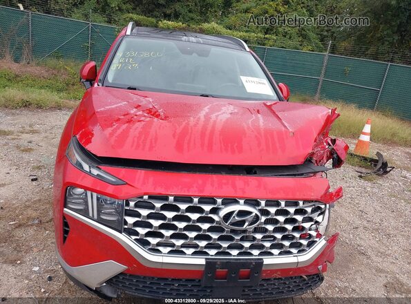 5NMS4DALXMH315956 2021 HYUNDAI SANTA FE Red 
