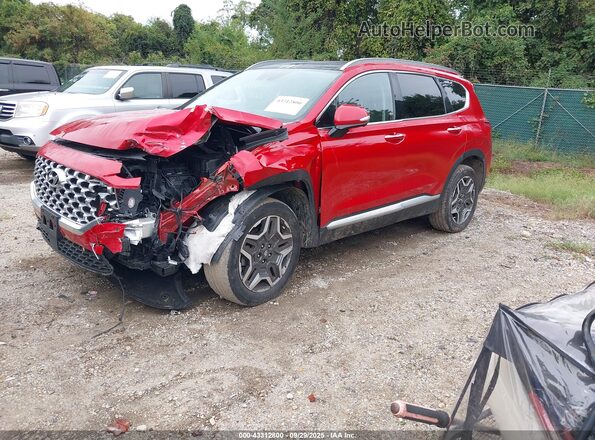 5NMS4DALXMH315956 2021 HYUNDAI SANTA FE Red 