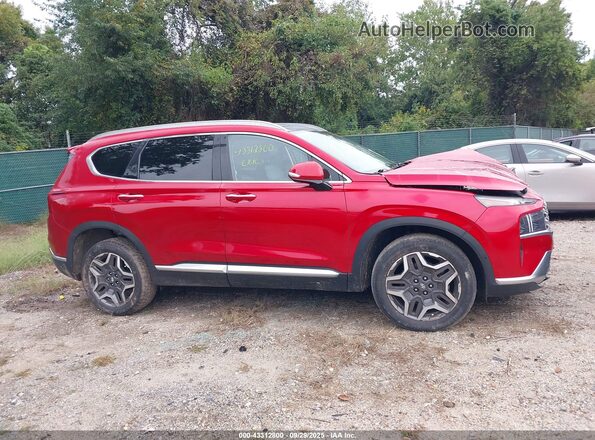 5NMS4DALXMH315956 2021 HYUNDAI SANTA FE Red 