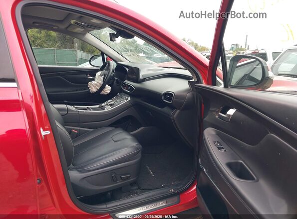 5NMS4DALXMH315956 2021 HYUNDAI SANTA FE Red 