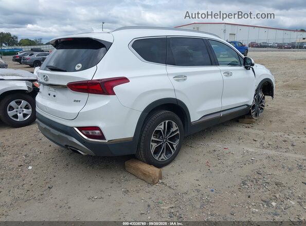 5NMS53AA6LH248258 2020 HYUNDAI SANTA FE White Trasero derecho