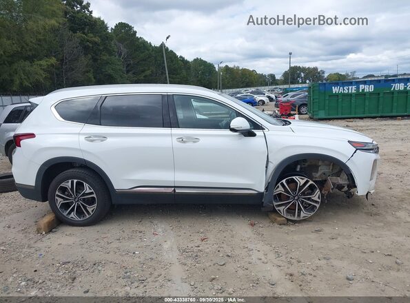 5NMS53AA6LH248258 2020 HYUNDAI SANTA FE White Vista interior trasera