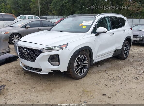 5NMS53AA6LH248258 2020 HYUNDAI SANTA FE White Vista tres cuartos delantera izquierda