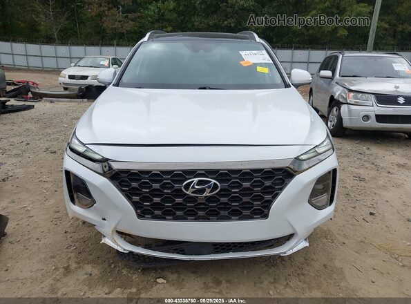 5NMS53AA6LH248258 2020 HYUNDAI SANTA FE White Vista del cuadro de instrumentos