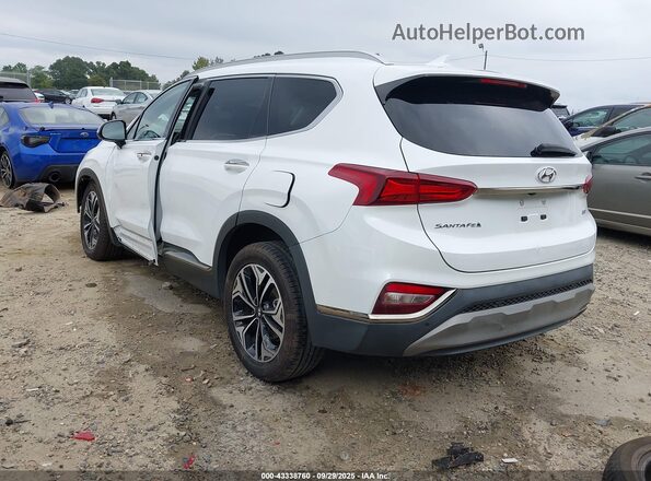 5NMS53AA6LH248258 2020 HYUNDAI SANTA FE White Trasero izquierdo