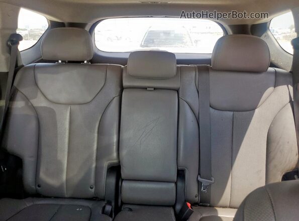 5NMS53AD2LH287312 2020 HYUNDAI SANTA Silver უკანა სავარძლების ხედი