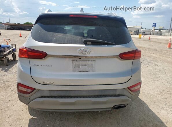5NMS53AD2LH287312 2020 HYUNDAI SANTA Silver უკანა ხედი