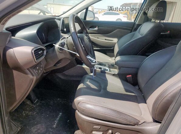 5NMS53AD2LH287312 2020 HYUNDAI SANTA Silver წინა სალონის ხედი