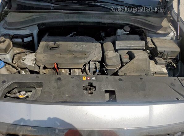 5NMS53AD2LH287312 2020 HYUNDAI SANTA Silver ძრავის განყოფილების ხედი