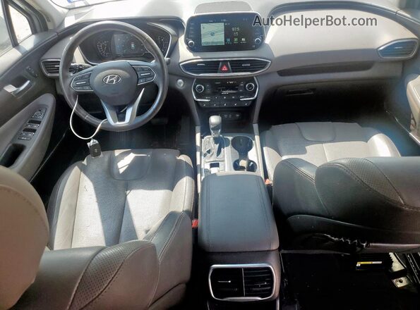 5NMS53AD2LH287312 2020 HYUNDAI SANTA Silver წინა პანელის ხედი