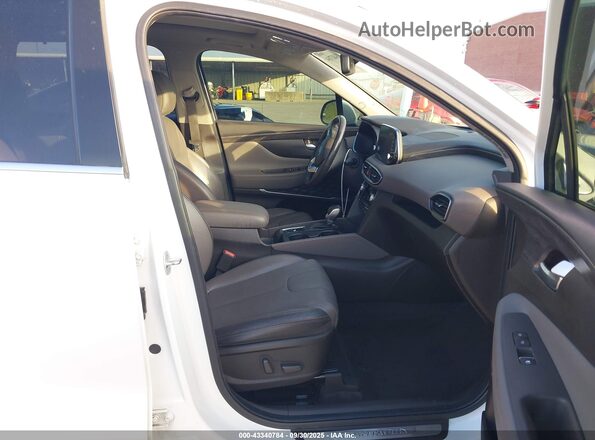 5NMS53AD5LH201202 2020 HYUNDAI SANTA FE White Widok wnętrza z przodu