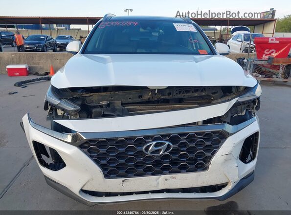 5NMS53AD5LH201202 2020 HYUNDAI SANTA FE White Widok z przodu