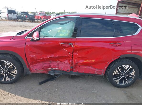 5NMS5CAA4LH292985 2020 HYUNDAI SANTA FE Red Vista frontal