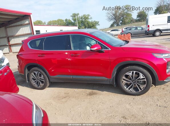 5NMS5CAA4LH292985 2020 HYUNDAI SANTA FE Red Vista interior trasera