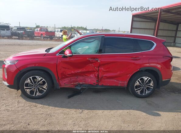 5NMS5CAA4LH292985 2020 HYUNDAI SANTA FE Red Vista interior de 360 grados