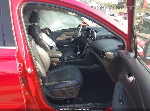 5NMS5CAA4LH292985 2020 HYUNDAI SANTA FE Red Vista interior delantera