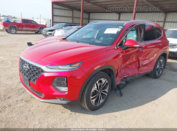 5NMS5CAA4LH292985 2020 HYUNDAI SANTA FE Red Vista tres cuartos delantera izquierda