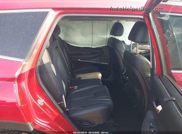 5NMS5CAA4LH292985 2020 HYUNDAI SANTA FE Red Vista de la etiqueta del VIN