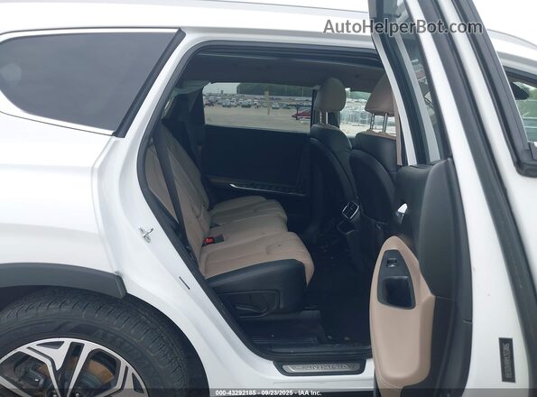 5NMS5CAA6KH010764 2019 HYUNDAI SANTA FE White Вид наклейки з VIN-кодом