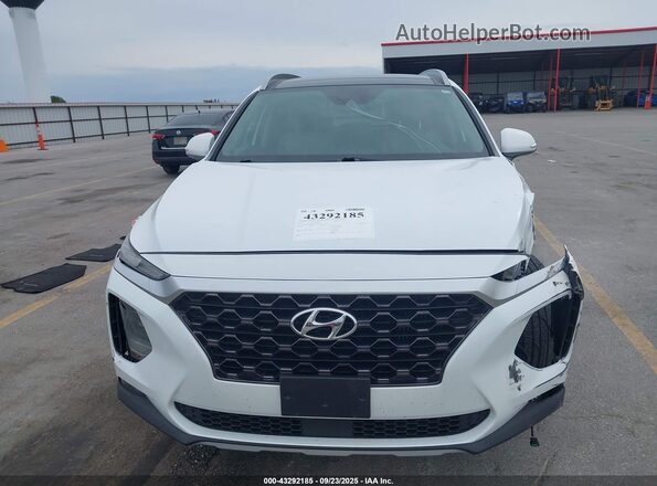 5NMS5CAA6KH010764 2019 HYUNDAI SANTA FE White Вид панелі приладів
