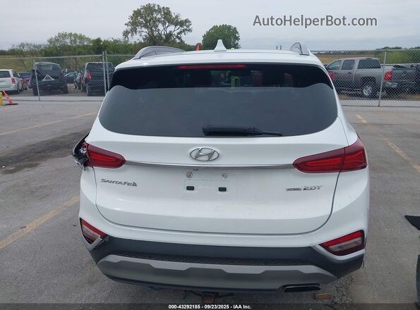 5NMS5CAA6KH010764 2019 HYUNDAI SANTA FE White 