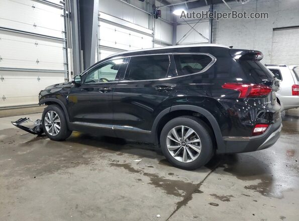 5NMS5CAD0LH178976 2020 HYUNDAI SANTA Black Հետևի ձախ